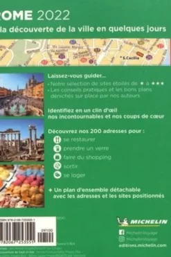 Rome. Edition 2022. Avec 1 Plan détachable, Michelin