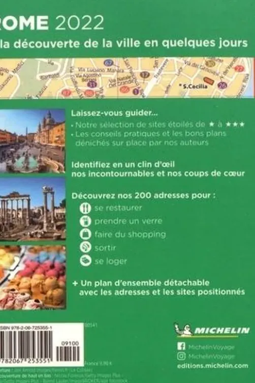 Rome. Edition 2022. Avec 1 Plan détachable, Michelin