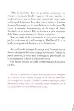 Rose de Diarbékir. Une passion arménienne, Corinne Zarzavatdjian