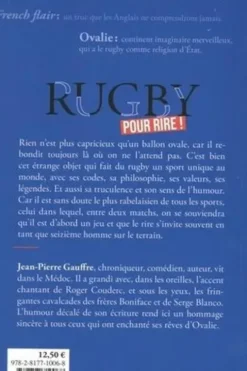Rugby pour rire ! De A à Z, 150 définitions drolatiques, biscornues et foutraques, Jean-Pierre Gauffre