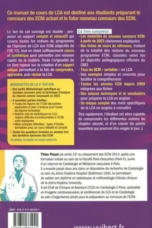 Réussite à la LCA en français-anglais pour le concours ECNi. 5e édition, Théo Pezel