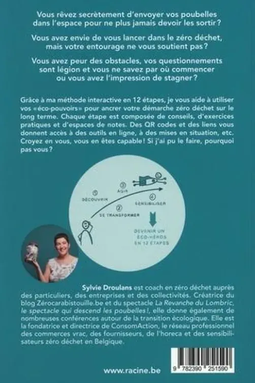 Révélez l'éco-héros qui est en vous ! Le zéro déchet en 12 étapes, Sylvie Droulans