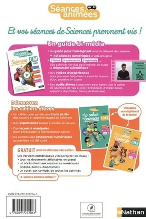 Sciences CM Séances animées . Edition 2023, Anne Boulin