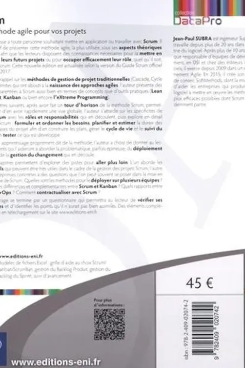Scrum. Une méthode agile pour vos projets, 3e édition, Jean-Paul Subra