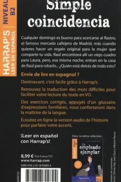 Simple coincidencia. Niveau B2, Edition en espagnol, Salvador Alvaro Garcia