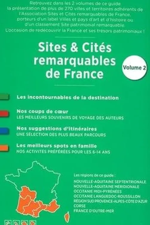 Sites et Cités remarquables de France. Tome 2, Edition 2021, Michelin