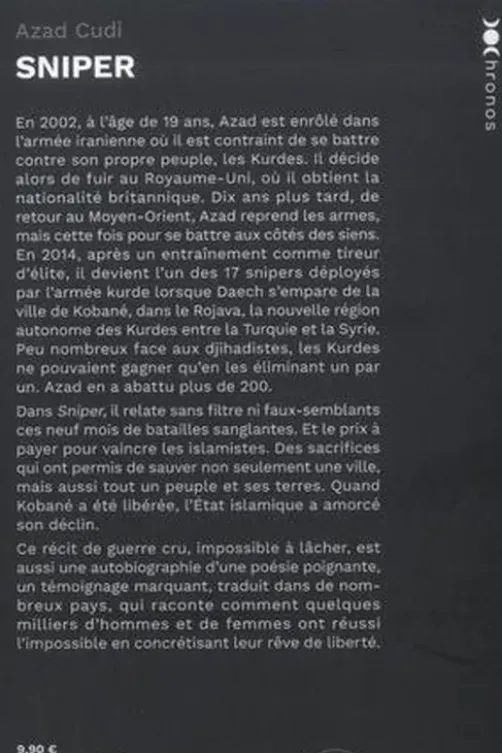 Sniper. Ma guerre contre Daech, Azad Cudi