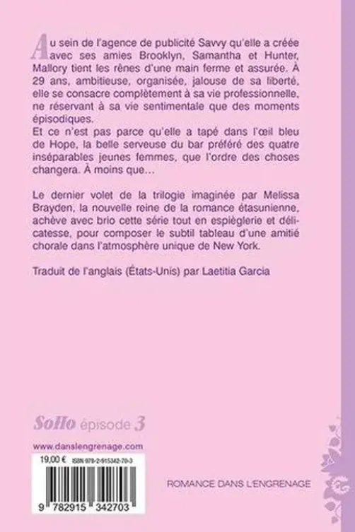 SoHo Tome 3 : Passionnément SoHo, Melissa Brayden