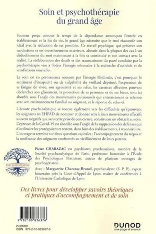 Soin et psychothérapie du grand âge, Pierre Charazac