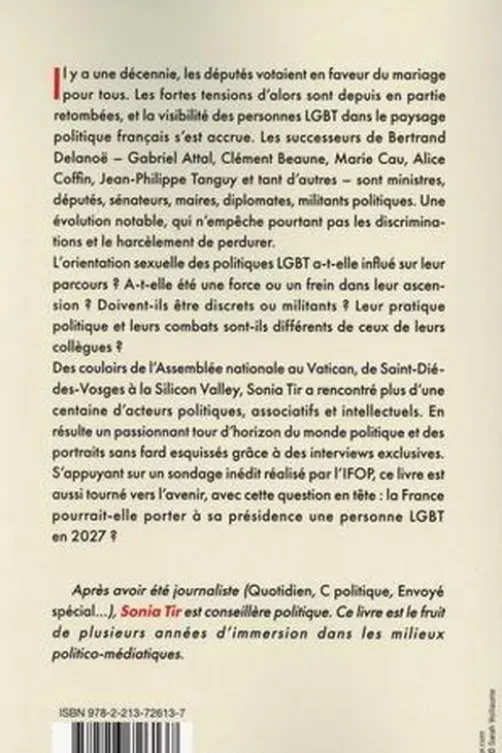 Sortir du placard. LGBT en politique, Sonia Tir