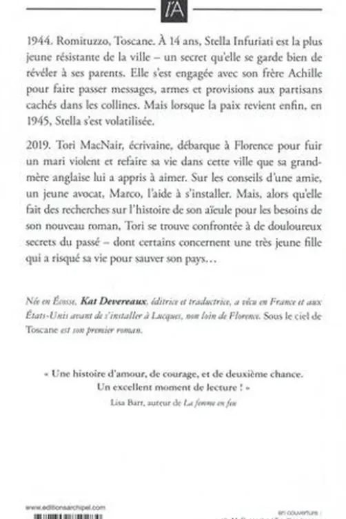 Sous le ciel de Toscane, Kat Devereaux