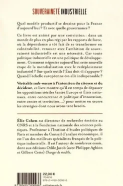 Souveraineté industrielle. Vers un nouveau modèle productif, Elie Cohen