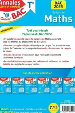 Spécialité Maths Tle. Sujets & corrigés, Edition 2025, Sandrine Bodini-Lefranc