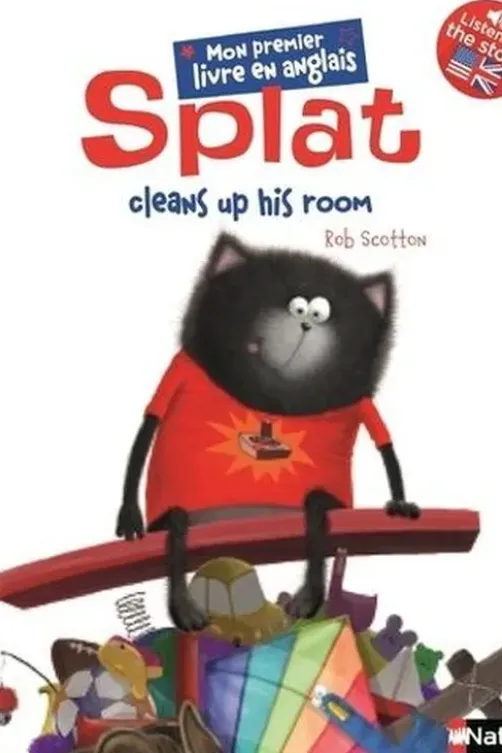 Splat cleans up his room, Rob Scotton