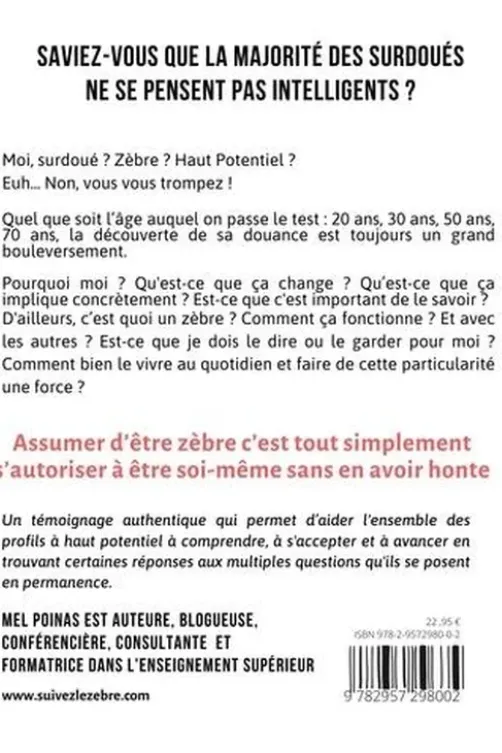 Suivez le Zèbre, Mel Poinas