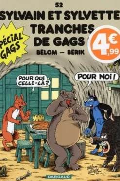 Sylvain et Sylvette Tome 52 : Tranches de gags ! Edition limitée, Bélom