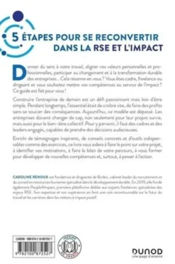 5 étapes pour se reconvertir dans la RSE et l'impact, Caroline Renoux