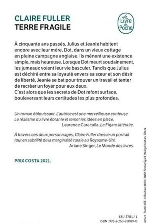 Terre Fragile, Claire Fuller