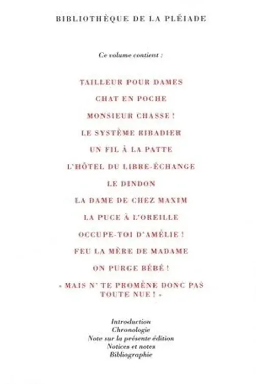 Théâtre, Georges Feydeau