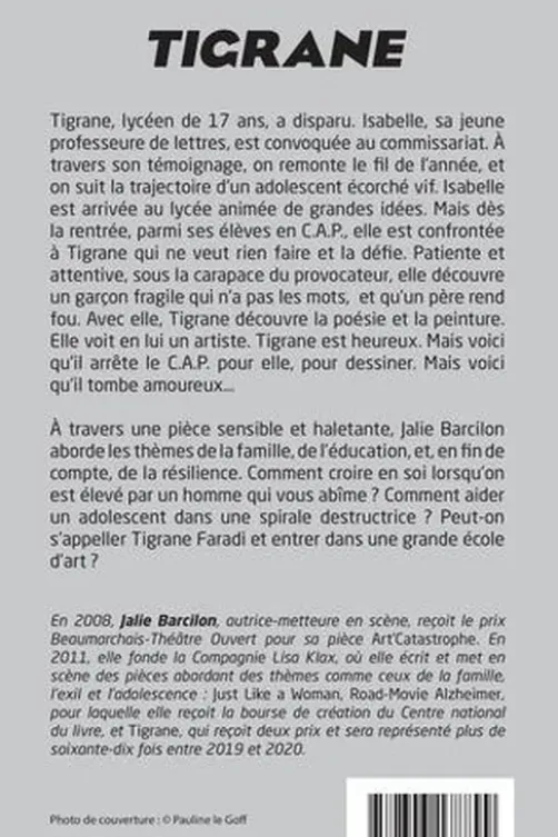 Tigrane, Jalie Barcilon