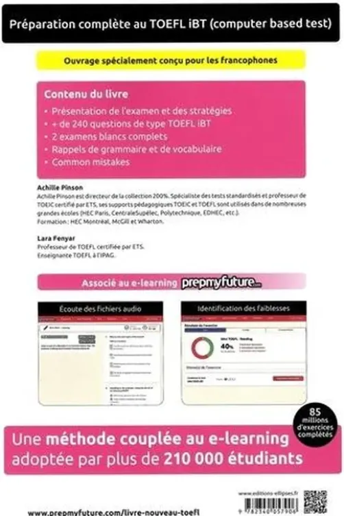200% TOEFL iBT. TOEFL iBT (Computer based), Préparation complète, Enrichi par le e-learning, Edition 2022, Lara Fenyar