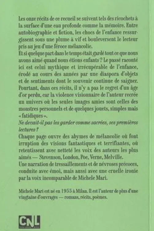 Toi, sanglante enfance, Michele Mari