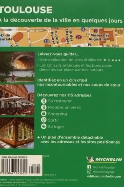 Toulouse. Edition 2022. Avec 1 Plan détachable, Michelin