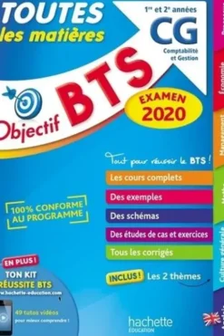 Toutes les matières BTS CG. Edition 2020, Bruno Bonnefous