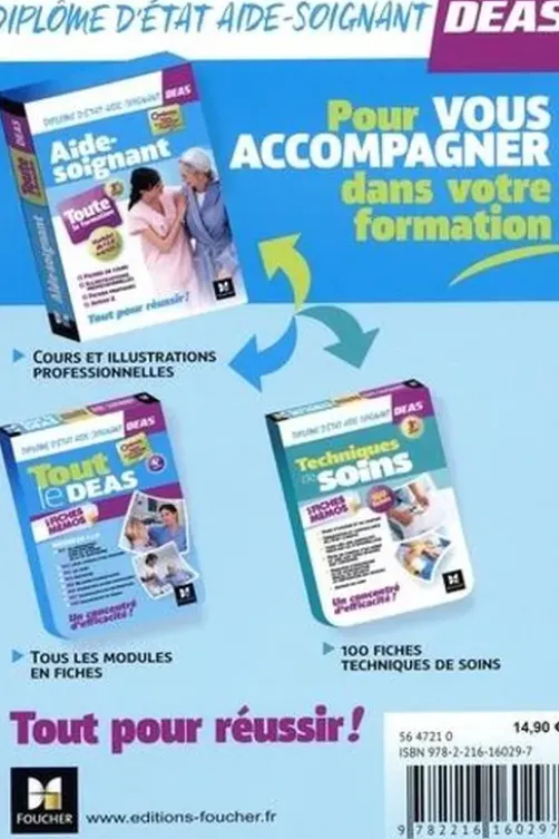Tout le DEAS en QCM + QROC + cas concrets. IFAS Diplôme d'Etat aide-soignant, modules 1 à 8, 3e édition, Kamel Abbadi
