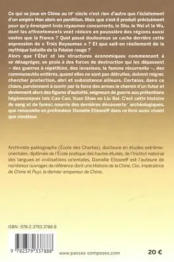 Trois Royaumes. La Chine du IIIe siècle, un monde en convulsions, Danielle Elisseeff