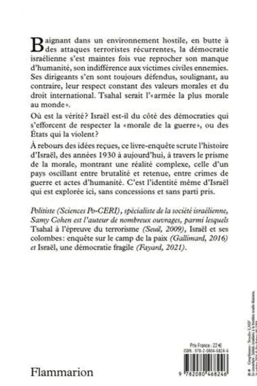 Tuer ou laisser vivre. Israël et la morale de la guerre, Samy Cohen
