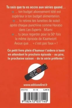 Tu sais que tu es fan de séries TV quand..., François Jouffa
