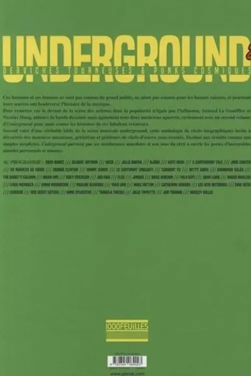 Underground 2. Derviches tourneuses & punks cosmiques, Arnaud Le Gouëfflec