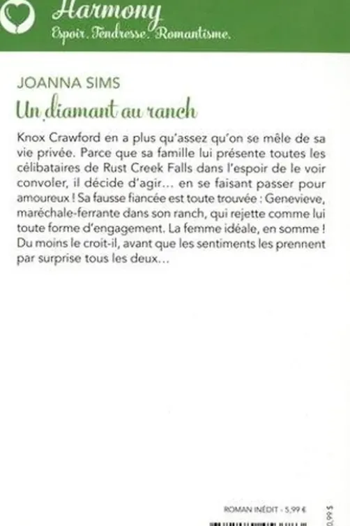 Un diamant au ranch, Joanna Sims