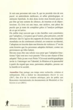 Une poupée en chocolat, Amandine Gay