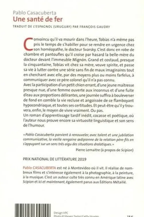 Une santé de fer, Pablo Casacuberta