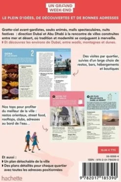 Un Grand Week-end à Dubaï et Abu Dhabi. Avec 1 Plan détachable, Emilie Fériaud