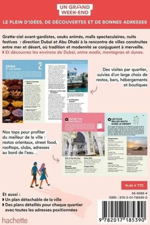 Un Grand Week-end à Dubaï et Abu Dhabi. Avec 1 Plan détachable, Emilie Fériaud