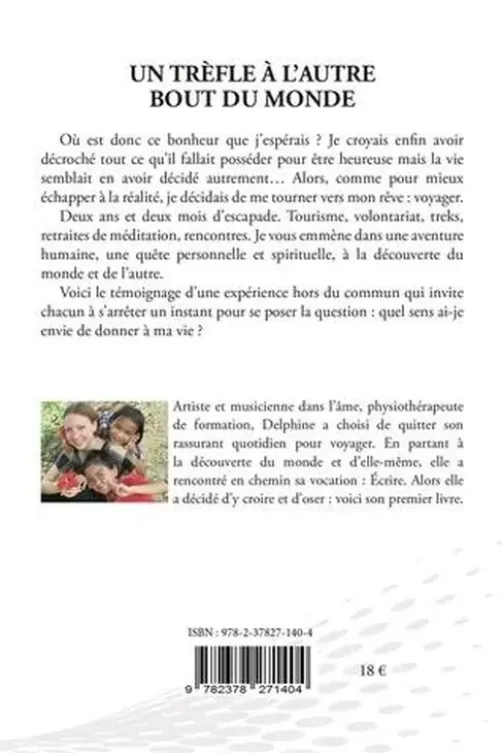 Un trèfle a l'autre bout du monde, Delphine Larpin