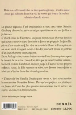 Valentino. Suivi d'Au Sagittaire, Natalia Ginzburg