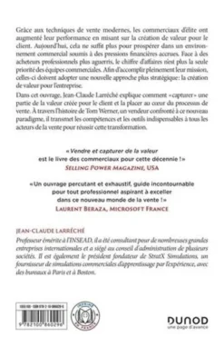 Vendre et capturer de la valeur. L'objectif stratégique de la vente, Jean-Claude Larréché