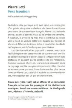 Vers Ispahan, Pierre Loti