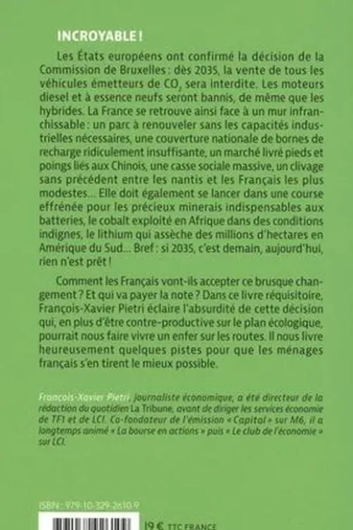 Voiture électrique : ils sont devenus fous !, Francois-Xavier Pietri