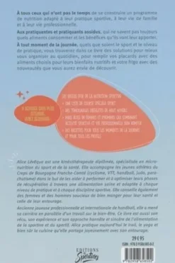 Votre alimentation avec Aliss. Tome 1, Quelques idées pour bien manger avant et après le sport, Alice Lévêque