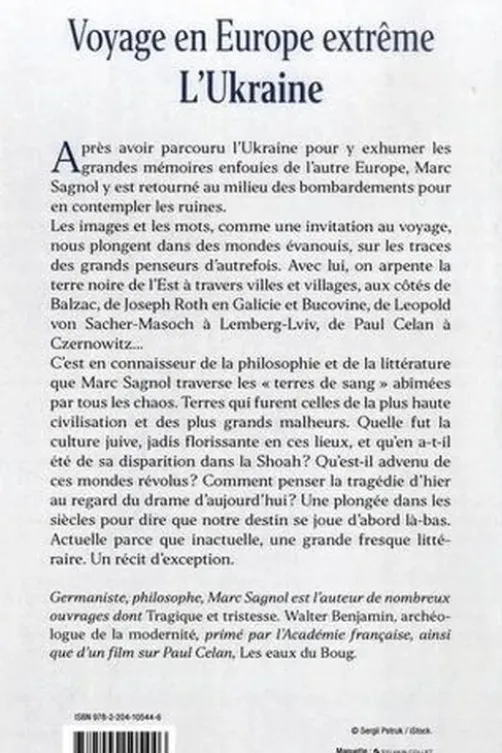 Voyage en Europe extrême. L'Ukraine, Marc Sagnol