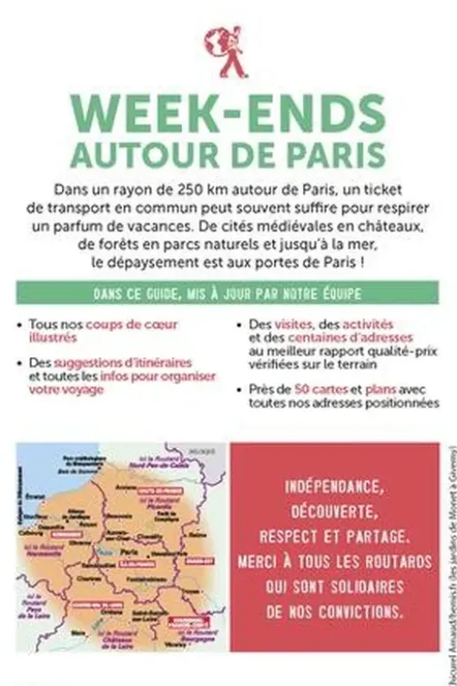 Week-ends autour de Paris. Edition 2020-2021, Le Routard