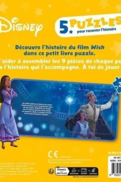 Wish, Asha et la bonne étoile. L'histoire du film, 5 puzzles pour raconter l'histoire, Disney